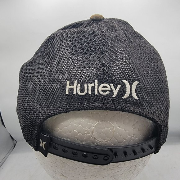 Hurley Pro ASP Surf Flexfit Hat Adult 110 Snapback Mesh Cap Black Embroidered - Picture 3 of 9